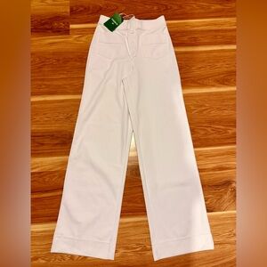 Halara White Wide-Leg Pants